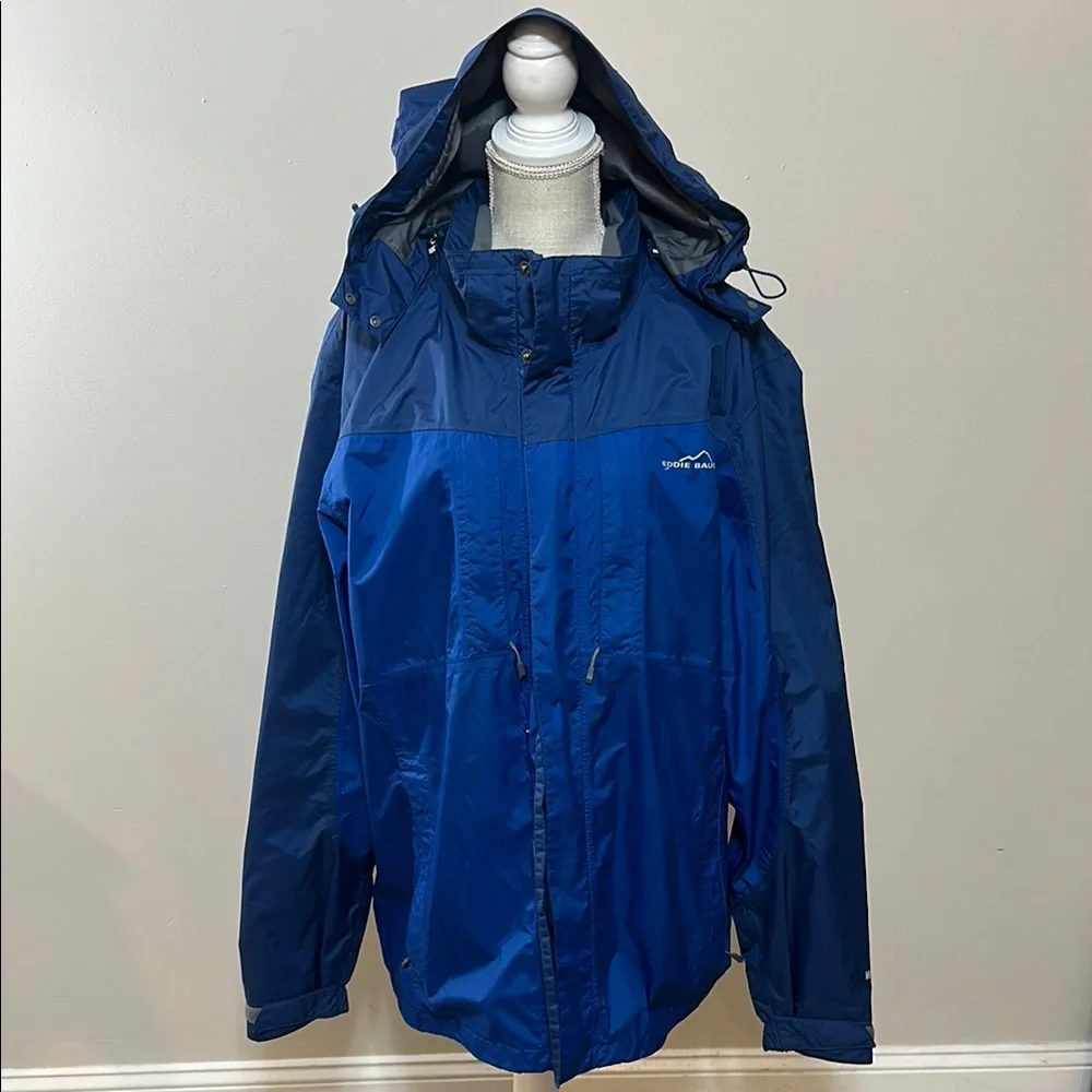 Eddie‎ Bauer Weather Edge Blue Men's Raincoat